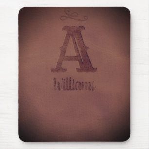Luxury Brown Elegant Minimal Design Mouse Mat