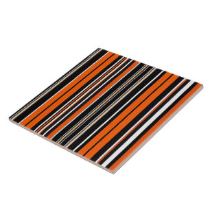 Luxury Brown Orange Autumn Collection Tile