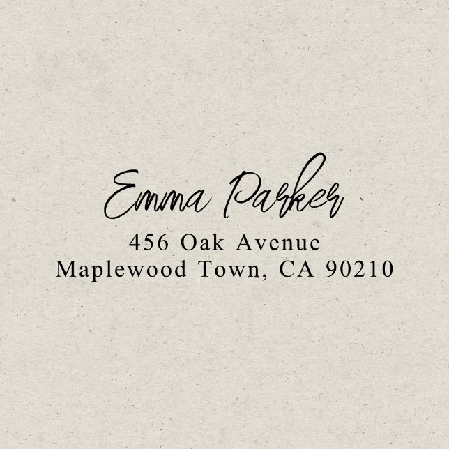 Luxury Brush Handwritten Script Simple Self-inking Stamp (Creator Uploaded)