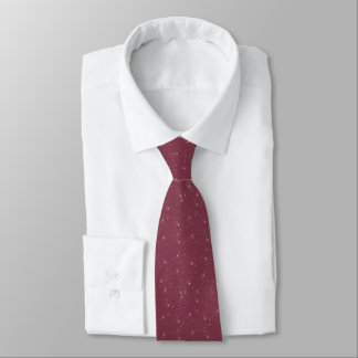 Luxury burgundy sparkle gold glitter confetti tie