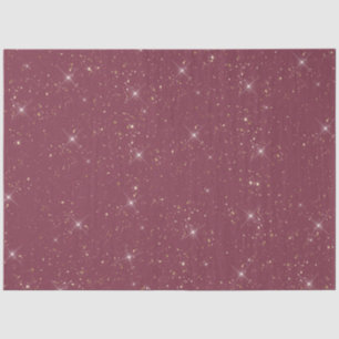 Luxury burgundy sparkle gold glitter confetti tissue paper