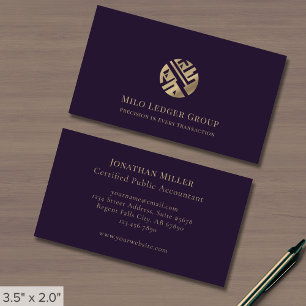 Luxury Business Cards for Accounting Professionals