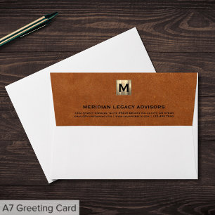 Luxury Business Monogram Envelope