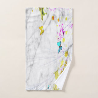 luxury  butterfly hand Towel