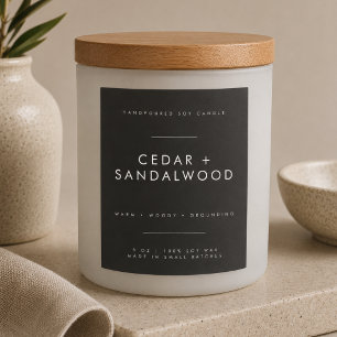 Luxury Candle Branding Small Business Label