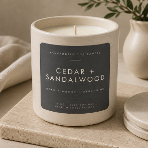 Luxury Candle Branding Small Business Label