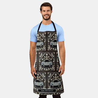 Luxury Car Art Deco Men's Apron