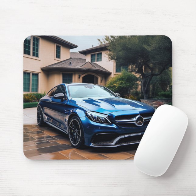 Luxury Car Mouse Mat (With Mouse)