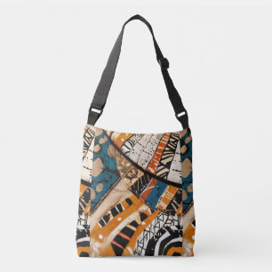 Luxury Caribbean Multicolor Design Crossbody Bag