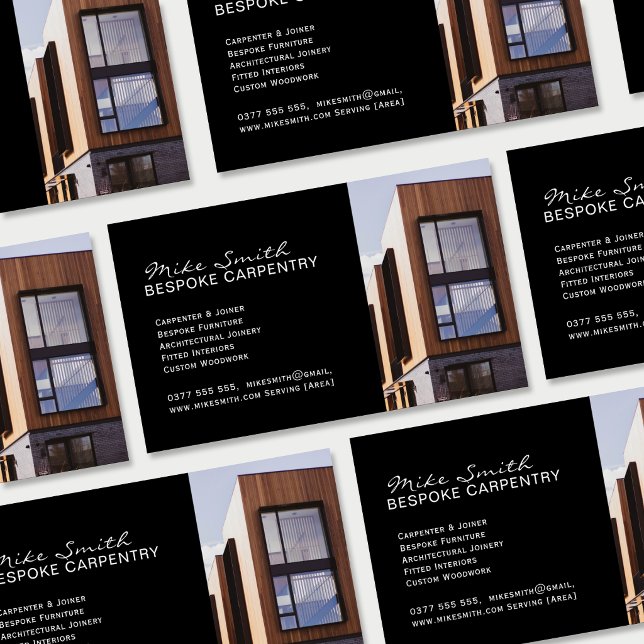 Luxury Carpentry Business Card | Bespoke Carpenter (Creator Uploaded)