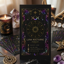 Luxury Celestial Astrology Mystic Zodiac Reader QR