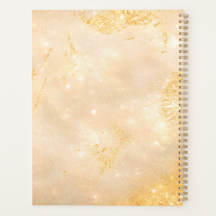 Luxury Champagne Gold Custom Name 2-Minute Edit Planner