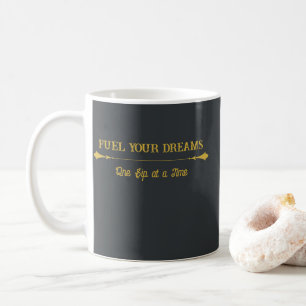 Luxury Charcoal Gold Coffee Mug