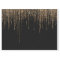 Luxury Chic Black Gold Sparkly Glitter Fringe