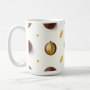 Luxury Chocolate Truffles Seamless Pattern Coffee Mug