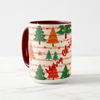 Luxury Christmas Christmas Trees Festive Mug
