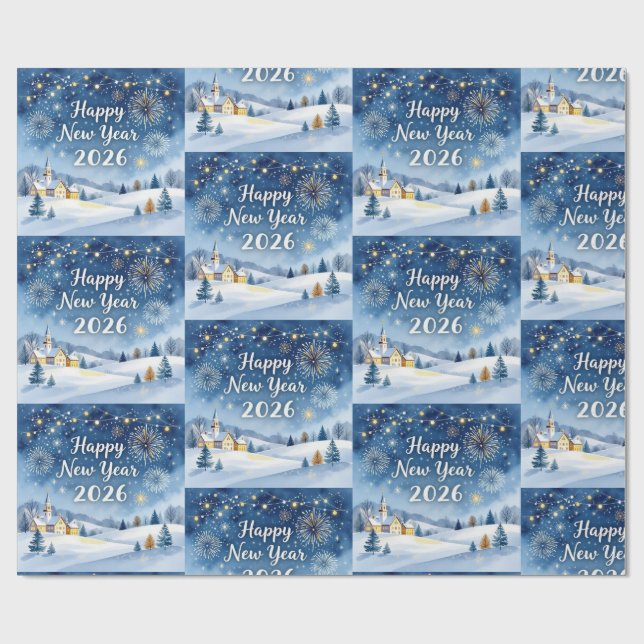 luxury christmas gift Wrapping Paper (Flat)