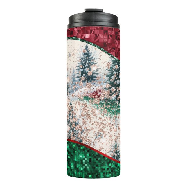Luxury Christmas Trees Tumbler (Front)