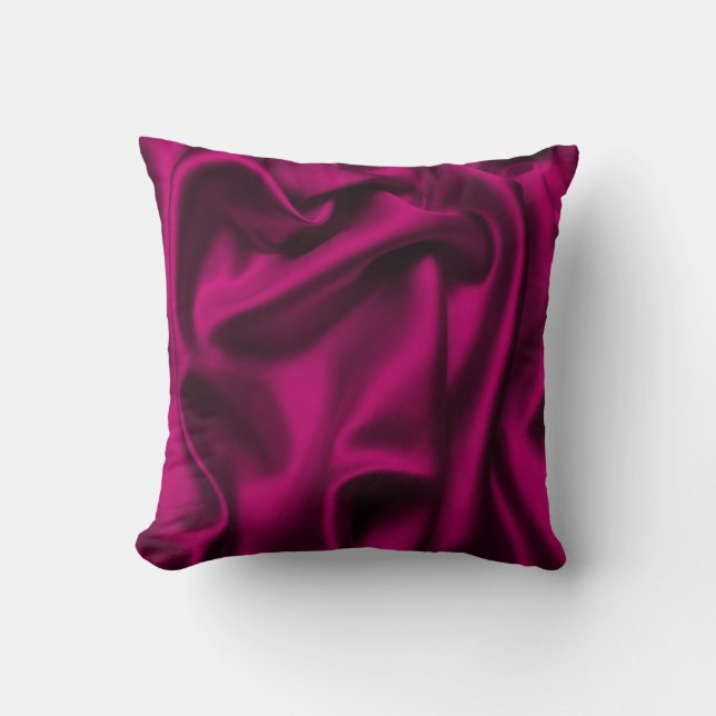 Luxury Cloth Abstract: Grunge Silk Wave Cushion (Front)