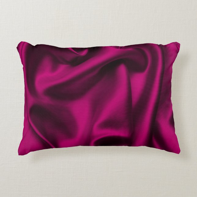 Luxury Cloth Abstract: Grunge Silk Wave Decorative Cushion (Front)