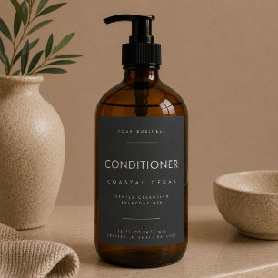 Luxury Conditioner Salon Branding Label