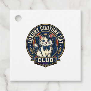 Luxury Couture Cat Cat Mum Gift Idea - Luxury Cout Favour Tags