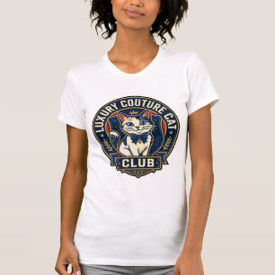Luxury Couture Cat Cat Mum Gift Idea - Luxury Cout T-Shirt