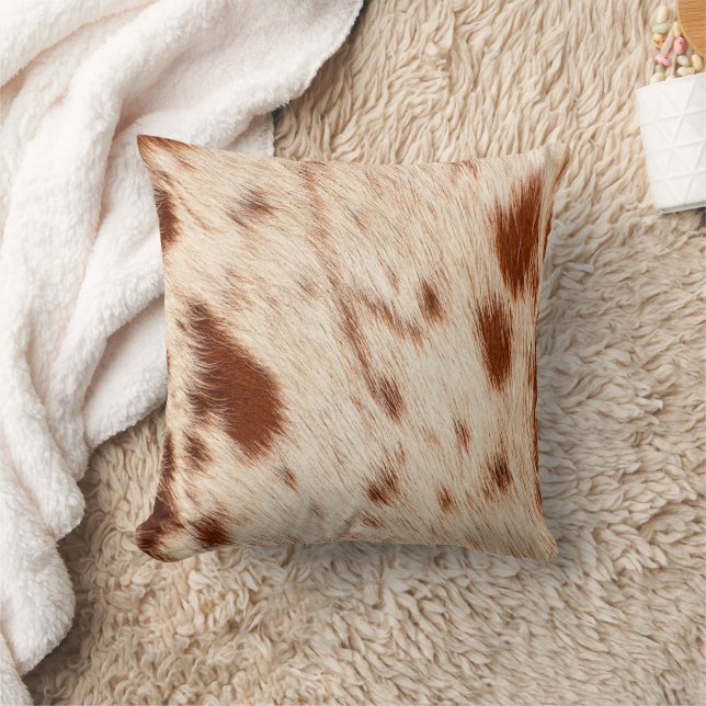 Luxury Cowhide Animal Skin Print  Cushion (Blanket)