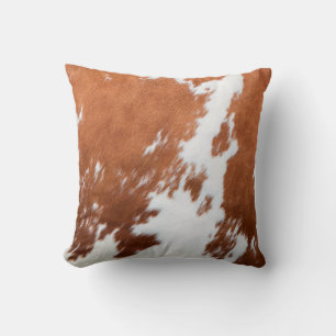 Luxury Cowhide Animal Skin Print Cushion