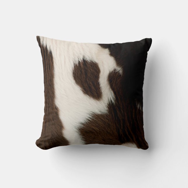 Luxury Cowhide Animal Skin Print  Cushion (Front)