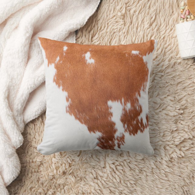 Luxury Cowhide Animal Skin Print  Cushion (Blanket)