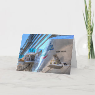 Luxury Cruise Ship Bow Card