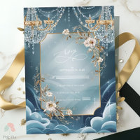 Luxury Crystal Chandelier floral Wedding