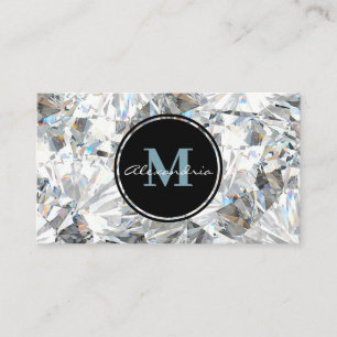 Luxury Crystal Jewel Gem Design Business Card
