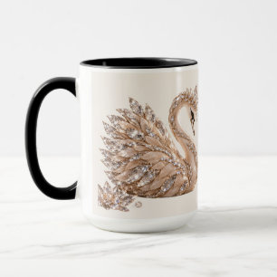 Luxury Crystal Swan Mug