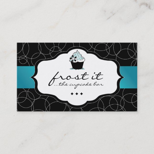 Luxury Cupcake Business Card (Front)