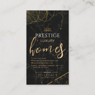 Luxury Custom Home Builder Business Card