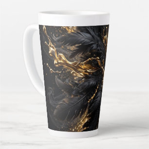Luxury Dark Glamour Art Latte Mug