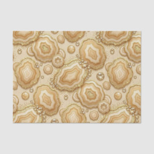 Luxury Decoupage Camel + Gold Agate Geode Tissue Paper