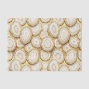 Luxury Decoupage White + Gold Agate Geode Tissue Paper