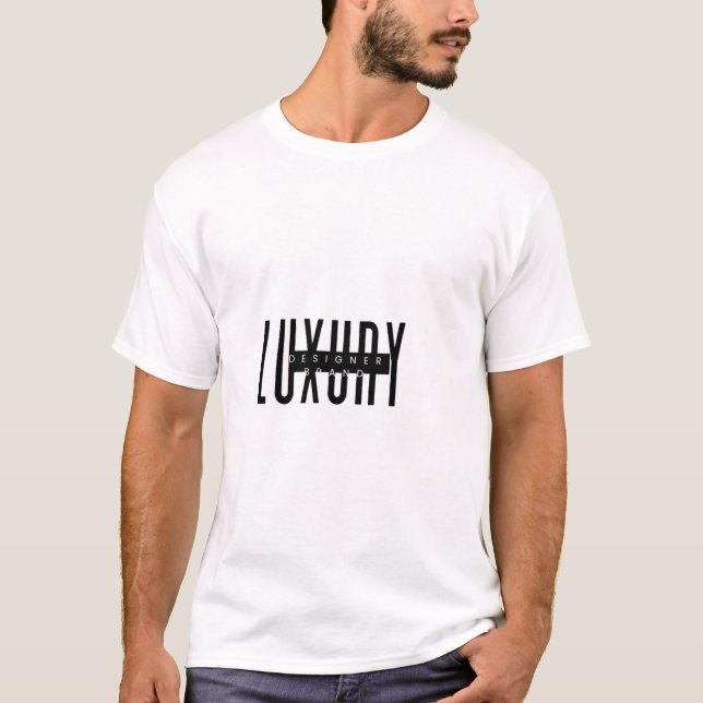 Luxury Designer Brand Unisex Tee (Front)