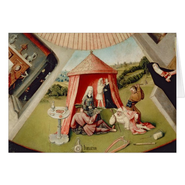 Luxury, detail from The Table of the Seven (Front Horizontal)