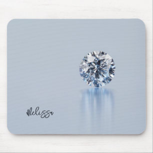 Luxury Diamond Add Name Mouse Mat