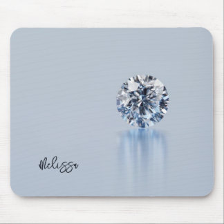 Luxury Diamond Add Name Mouse Mat