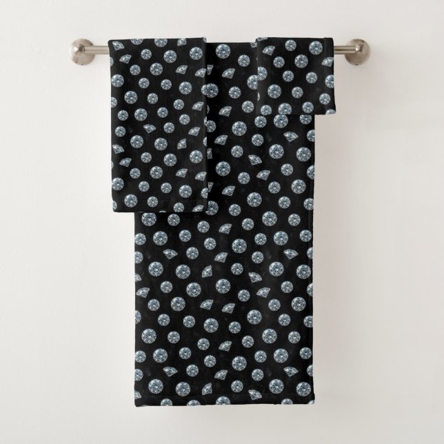 Luxury Diamond Gemstones Towel Set (Insitu)