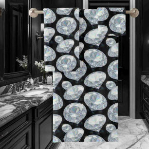 Luxury Diamond Gemstones Towel Set