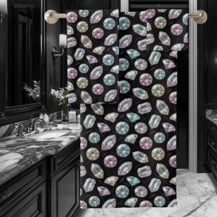 Luxury Diamond Gemstones Towel Set