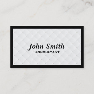 Luxury Diamond Quilt Consultant Business Card