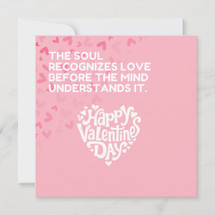 Luxury Diamond Ring Heart Pattern Valentine's Holiday Card