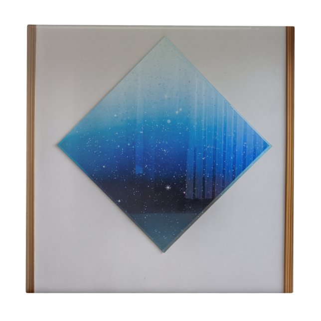 Luxury Diamond-Shaped Tempered Glass Tiles – Sleek (Front)